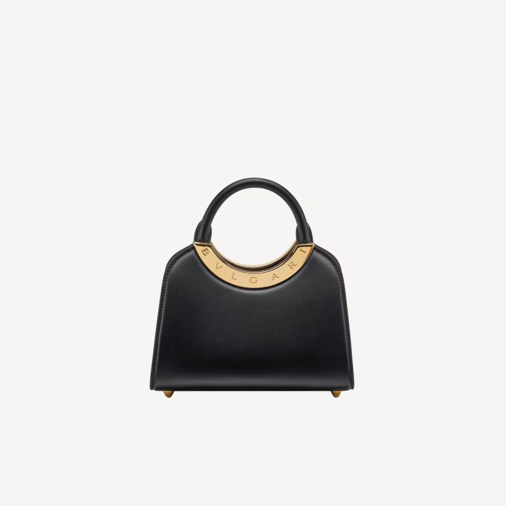 Bvlgari Roma Mini top handle bag Black