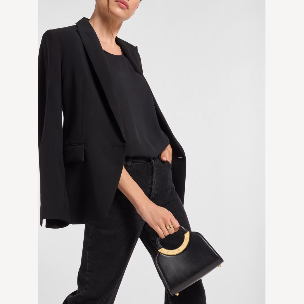 Bvlgari Roma Mini top handle bag Black - Image 4