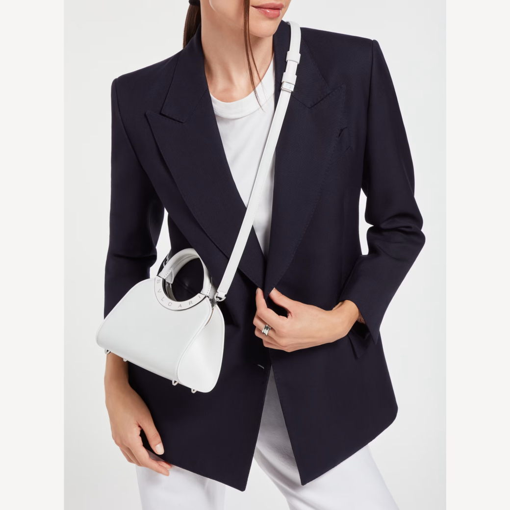 Bvlgari Roma Mini top handle bag White - Image 6