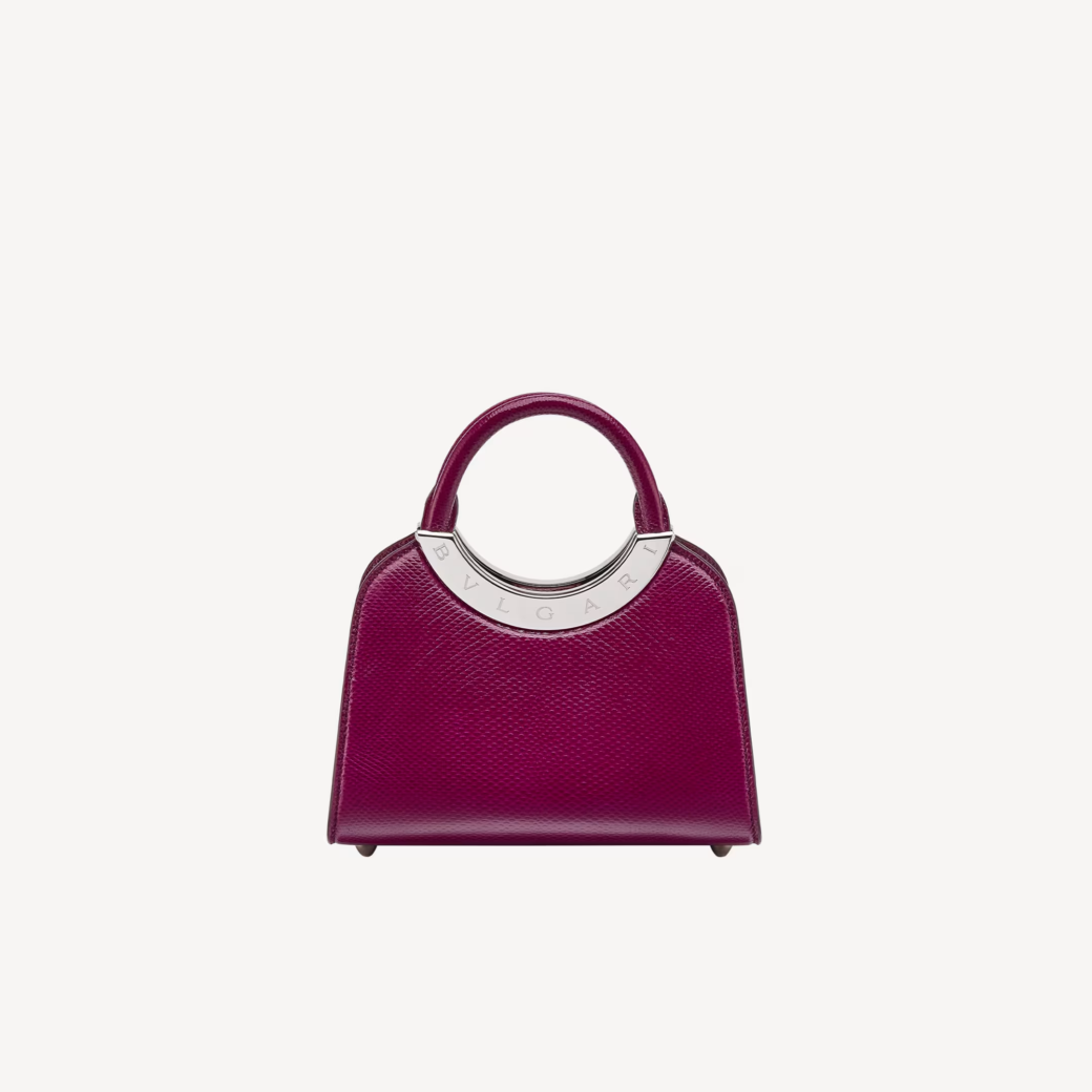 Bvlgari Roma Mini top handle bag Purple